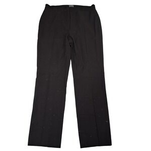 Agnona Brown dress pants size 10/L Italian size 46 100% Wool